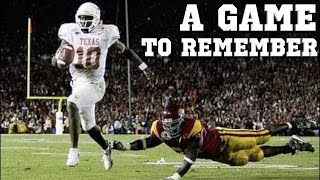 The GREATEST GAME in College Football HISTORY  USC vs Texas 2006 National Championship [upl. by Notlew657]