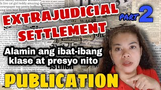 ExtraJudicial Settlement PUBLICATION BULGAR👈 [upl. by Erolyat]