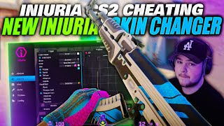 The BEST CS2 INTERNAL Cheat Added SKIN CHANGER Iniuria Premiere Cheating [upl. by Yahs]