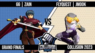 Collision 2023  Melee  Zain Marth VS Jmook Sheik  Grand Finals [upl. by Idden174]