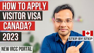 HOW TO APPLY CANADA VISITOR VISA IN 2023 USING NEW IRCC PORTAL  PARENTS  STEPBYSTEP GUIDE [upl. by Htirehc353]