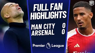 Arsenal BLUNT Man City Masterclass Manchester City 00 Arsenal Highlights [upl. by Berne487]