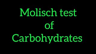 Molisch test of carbohydrates [upl. by Levins215]