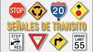 Aprenda las Señales de Transito en Estados UnidosExamen Escrito de Manejo [upl. by Ahsenav]