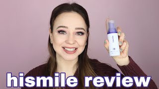 Trying New Hismile V34 Colour Correcting Foam  Full Review With Results [upl. by Delanty]