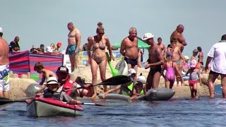 Dębki plaża 2016 ujście Piaśnicy [upl. by Tobey]