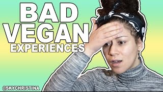 7 Bad experiences when going Vegan  VEGANUARY 2020  SkyChristina [upl. by Redlac470]