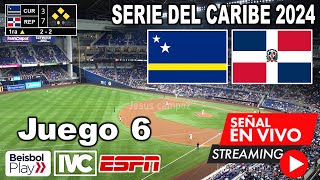 Curazao vs República Dominicana en vivo donde ver a que hora juega Curazao vs Dominicana juego 6 [upl. by Cappello]