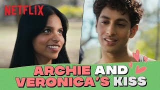 Archie amp Veronicas First Kiss Feat Suhana Khan Agastya Nanda amp Khushi Kapoor  TheArchies [upl. by Reimer688]