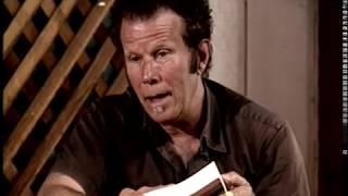 TOM WAITS READING BUKOWSKI POEM  THE LAUGHING HEART [upl. by Ahsienahs]