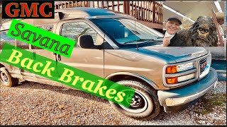 How to Change GMC Savana Back Brakes [upl. by Wong]