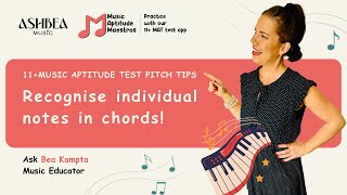 Recognise Individual Notes in Chords  11Music Aptitude Test MAT Texture Tutorial and Tips [upl. by Amitak]