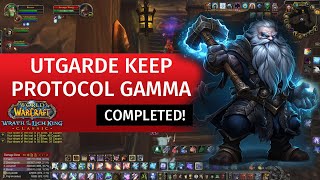 Utgarde Keep  Protocol Gamma ✓ WotLK Classic ✓ Warlock ➤ Wrath of the Lich King Classic [upl. by Mauchi88]