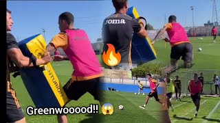 Crazy see how Mason Greenwood is getting prepared by Getafe coaches for his debut training [upl. by Dinesh303]