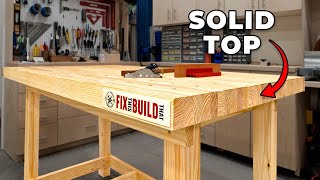 Building a Sturdy Workbench with Cheap Wood [upl. by Aiouqahs]