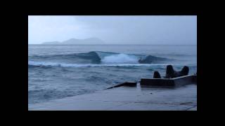 Surf at Kaifu rivermouth [upl. by Mountford]