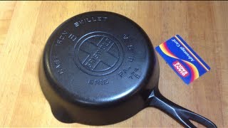 How to Test for a Warped Cast Iron Skillet [upl. by Finbur574]