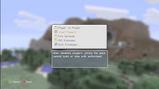 Minecraft Xbox Pregame SettingsFire Spreads Trust Players ect [upl. by Romona182]