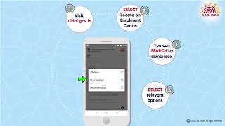 HOW TO SEARCH AADHAR CARD CENTRE NEAR ME 2020  SEARCH PERMANENT AADHAR CENTER NEAR ME IN MOBILE [upl. by Eidnas]