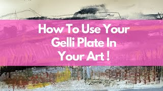 How To Use Gelli Printing Plate For Art [upl. by Leyameg]