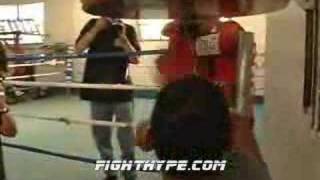 RICARDO MAYORGA TRAINING FOR VARGAS [upl. by Fari]