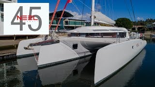 Neel 45 Trimaran  Video Tour Walkthrough [upl. by Schecter]