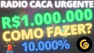 RADIO CACA RACA SAIBA DE QUANTO VOCÃŠ PRECISA PARA O SEU 1Âº MILHÃƒO DE REAIS MILIONÃRIO COM RACA [upl. by Tiram]