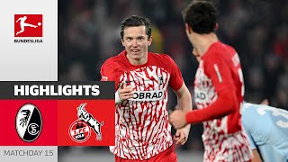 Freiburg Continues Winning Streak  SC Freiburg  FC Köln  Highlights  MD 15 – Bundesliga 2324 [upl. by Saidel518]