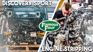 Land Rover Discovery Sport Engine Removal and Replacement [upl. by Ayikan172]