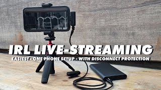 EASIEST SETUP for IRL LiveStreaming [upl. by Giefer14]