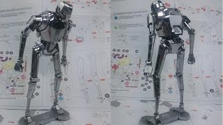 Metal Earth Build  K2SO  Star Wars [upl. by Stormie522]