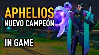 APHELIOS IN GAME  Conoce sus habilidades  Noticias League of Legends [upl. by Ahsinot948]