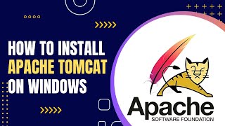 How to install Apache Tomcat 9 in Windows 1011  Apache Software [upl. by Hindu]