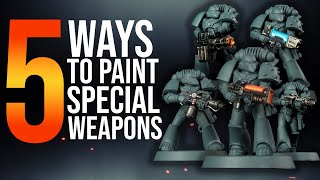 5 ways to paint Heresy  40K Special Weapons and effects  Duncan Rhodes [upl. by Gnaw]