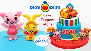 Payaso PLIM PLIM MEILI y ACUARELLA para tortas PASO a PASO  Kaomi Tutoriales [upl. by Kentigerma]