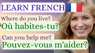 COMMON EVERYDAY life FRENCH Conversation every French Learner must know  Learn French [upl. by O'Carroll907]