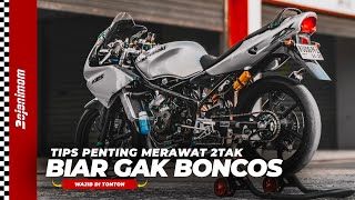 CARA MERAWAT MOTOR 2TAK YANG BENAR ‼️ NINJA RR NINJA SS R F1ZR RX KING NSR🔥 [upl. by Dyraj]