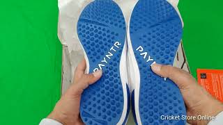 Payntr V Pimple White amp Blue Cricket Shoes 2022 [upl. by Amory223]