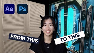 Creating AI Door Effect Using Photoshop amp After Effects Full Tutorial  Adobe Creative Cloud [upl. by Callas]