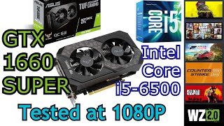 GTX 1660 Super  Intel Core i56500  8GB RAM  6 Games tested at 1080P 2023 [upl. by Aisatna]