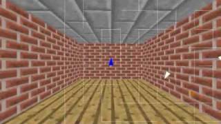 Windows 95 3D Maze Screensaver with Minecraft Textures [upl. by Neetsyrk]