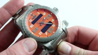 Breitling Emergency II Ref E76325A5O508 Watch Review [upl. by Mariellen132]