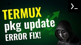 Termux pkg update Error Fixed [upl. by Ajup]