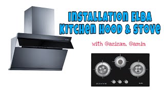 IKEA hack  Installation ELBA Kitchen Hood amp StoveHob on KNOXHULT [upl. by Bobseine]