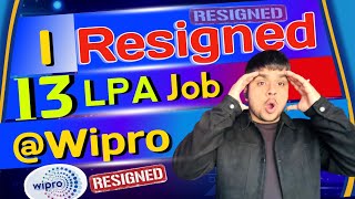 I Resigned 13 LPA Job Wipro Wiprovideos  Amrit Anand [upl. by Sarat]