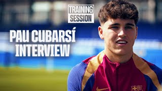 PAU CUBARSÍ living an authentic dream  FC Barcelona Training 🔵🔴 [upl. by Eicyak]