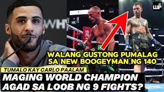 TUMALO kay Carlo Paalam 2 panalo nalang World Champion na  Teofimo at Haney Takot sa New Boogeyman [upl. by Malonis280]