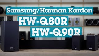 SamsungHarman Kardon HWQ80R amp HWQ90R soundbars  Crutchfield [upl. by Ringe940]