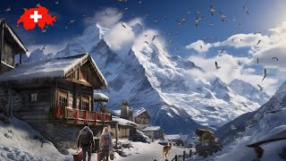 🇨🇭Most Beautiful Places in Switzerland🇨🇭Jungfraujoch Davos Grindelwald Andermatt ❄️ Winter Walk [upl. by Enidlarej722]