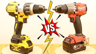 DeWalt or Milwaukee Who makes better drills DCD996 VS ONEPD2 18V Battle [upl. by Colleen]